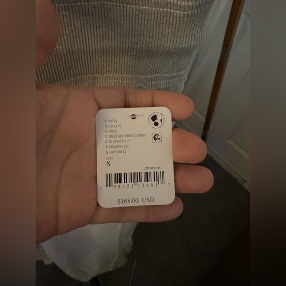 NWT FREE PEOPLE MOVEMENT Making It Overalls | Heather Grey Combo MSRP $168 S - Picture 4 of 7